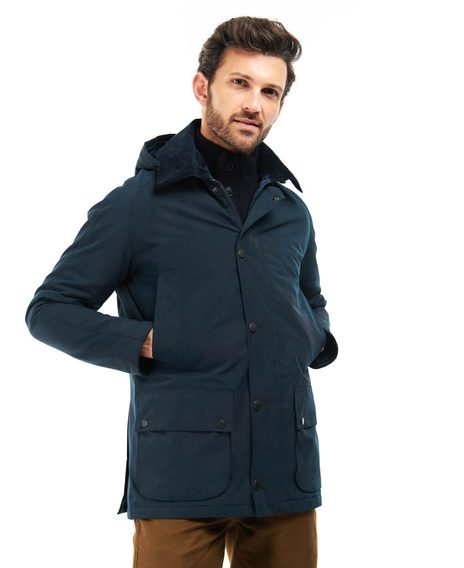 Зимно яке обработено с восък Barbour Ashby Winter - Navy