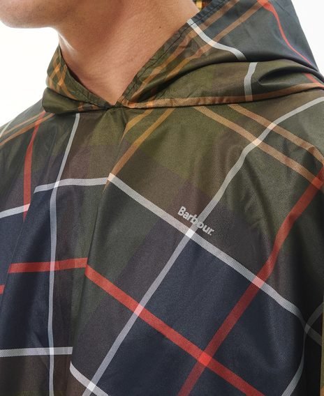 Barbour Tartan Showerproof Poncho