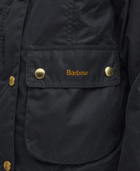 Barbour Cropped Beadnell Wax Jacket