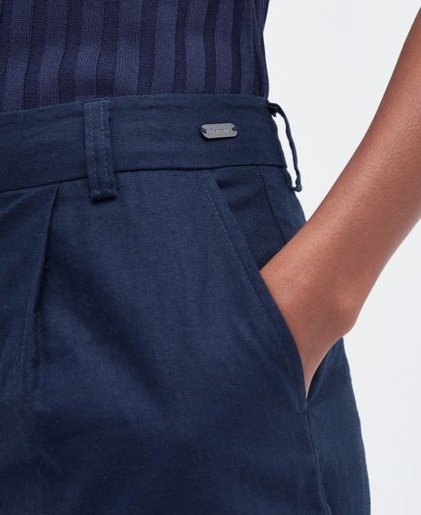 Barbour Darla Tailored Shorts — Classic Navy