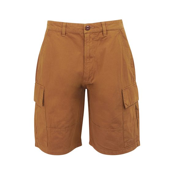 Odolné bavlněné kraťasy Barbour Essential Ripstop Shorts — Russet