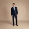 Charles Tyrwhitt Natural Stretch Twill Suit Jacket — Navy