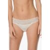 Dámské kalhotky tanga CALVIN KLEIN Seductive Comfort QF1199E krémové