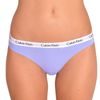 Dámské kalhotky tanga CALVIN KLEIN Carousel 3-pack QD3587E-EHP