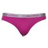 Dámská tanga CALVIN KLEIN Radiant Cotton 3-pack modrá/salmon/fuchsia