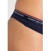 Dámské kalhotky tanga TOMMY HILFIGER Essentials 3pack tmavě modré