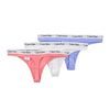 Dámské kalhotky tanga CALVIN KLEIN Carousel 3-pack QD3587E-EHP