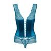 Dámský korzet Miamor corset turquoise