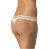 Dámské kalhotky tanga TOMMY HILFIGER Beauty Thong 1387905311-3 Egret