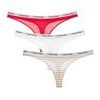 Dámské kalhotky tanga CALVIN KLEIN Carousel 3-pack ODR