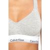 Dámská podprsenka bralette lift CALVIN KLEIN Modern Cotton QF1654E šedá