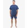 Pánské krátké pyžamo se vzorem 79130P - lékořice, měsíc