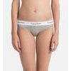 Dámské kalhotky CALVIN KLEIN QD3588E-999 Carousel 3-pack bikini černá/bílá/šedá