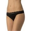 Dámské kalhotky tanga TOMMY HILFIGER Beauty Thong 1387905311-990 Black