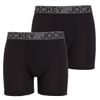 Pánské boxerky JOCKEY 3D-Innovations 2pack s delší nohavičkou 2215 1912 černé