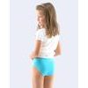 GINA dětské kalhotky klasické dívčí, úzký bok, šité, s potiskem 20021P - korálová bílá
