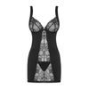 Erotická košilka Heartina chemise black