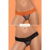 Dámské kahotky tanga OBSESSIVE Lacea 2pack leopard