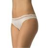 Dámské kalhotky tanga TOMMY HILFIGER Beauty Thong 1387905311-3 Egret