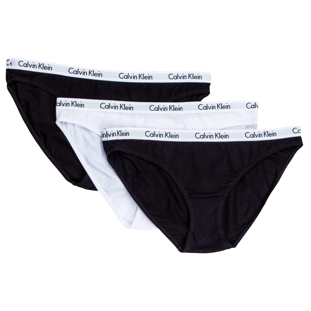 Dámské kalhotky CALVIN KLEIN QD3588E-WZB Carousel 3-pack bikini černá/bílá  - CALVIN KLEIN - Kalhotky - Dámské - Perfektní Prádlo.cz - Pohodlné noční  prádlo, župany a spodní prádlo pro Váš perfektní den!
