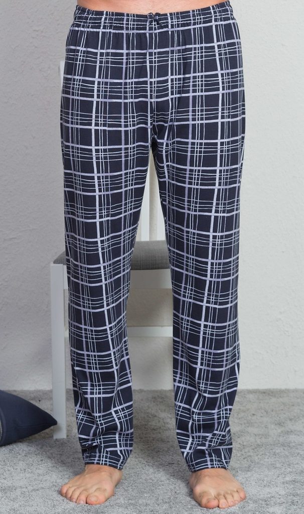 Pánské pyžamové kalhoty Dominik - modrá - Gazzaz - Tip na dárek pro pány -  Inspirace a tipy - Perfektní Prádlo.cz - Pohodlné noční prádlo, župany a  spodní prádlo pro Váš perfektní den!