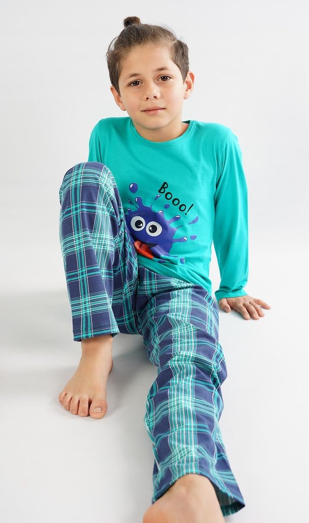 Dětské pyžamo dlouhé Matěj - zelená - Vienetta Kids - chlapecká pyžama - Dětská  pyžama, Dětské - Perfektní Prádlo.cz - Pohodlné noční prádlo, župany a  spodní prádlo pro Váš perfektní den!