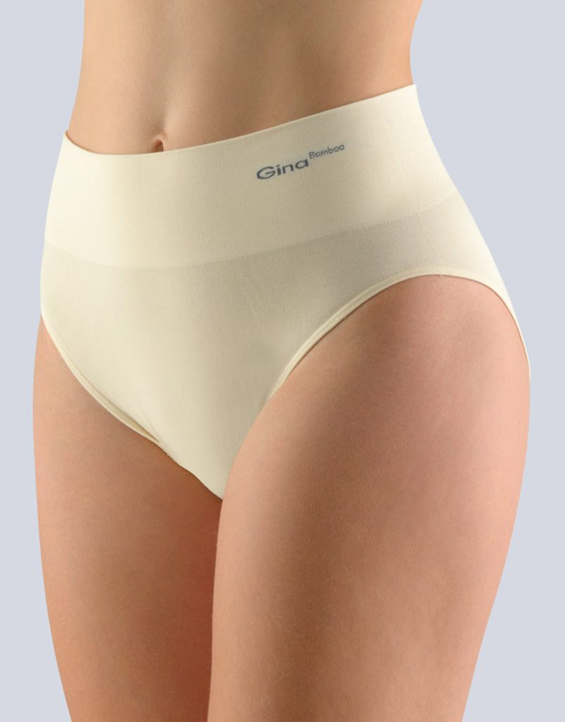 GINA dámské kalhotky klasické se širokým bokem, širší bok, bezešvé,  jednobarevné Bamboo PureLine 00035P - tělová - GINA - Kalhotky - Dámské -  Perfektní Prádlo.cz - Pohodlné noční prádlo, župany a spodní