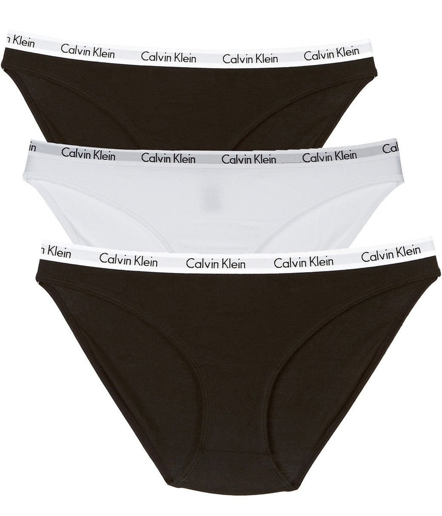 Dámské kalhotky CALVIN KLEIN QD3588E-WZB Carousel 3-pack bikini černá/bílá  - CALVIN KLEIN - Kalhotky - Dámské - Perfektní Prádlo.cz - Pohodlné noční  prádlo, župany a spodní prádlo pro Váš perfektní den!