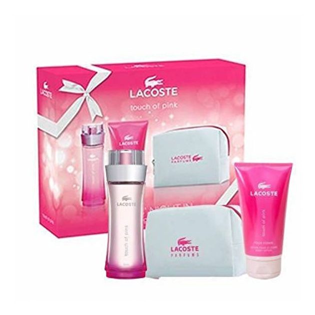 Dárková sada LACOSTE Touch Of Pink - EDT 90 ml + tělové mléko 150 ml +  kosmetická taška - Lacoste - Dárkové sady - PARFÉMY, PRO ŽENY, !STARE -  Perfektní Prádlo.cz -