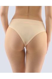 GINA dámské kalhotky bokové - brazilky, šité, jednobarevné 16149P - bílá