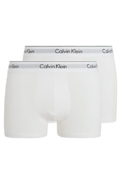 Pánské boxerky CALVIN KLEIN Modern Cotton Stretch 2 pack NB1086A bílá