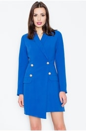 Dámský kabát FIGL M447 modrý