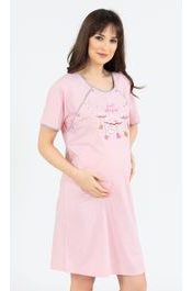 Dámská noční košile mateřská Dream - světle růžová