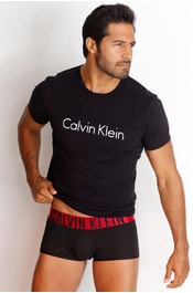 Pánské tričko s krátkým rukávem CALVIN KLEIN NM1129E černé