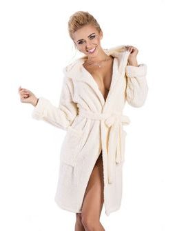 Dámský župan Diana vanilkový