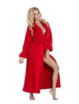 Župan Eliza long red červený dlouhý