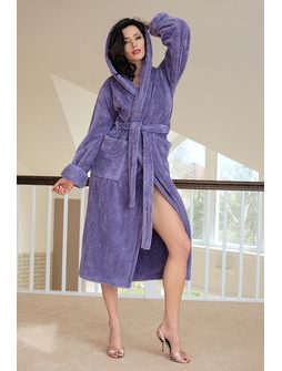 Dlouhý župan Diana violet švestka