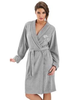 Dámský župan froté Hannah šedý
