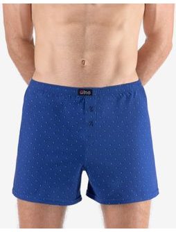 Pánské trenky volné, šité, s potiskem 75212 - atlantic tm.popel