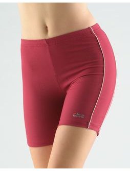 Dámské šortky krátké, dívčí, šité, klasické 93000P - vínová písková