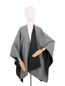Pončo Eris - tmavošedá