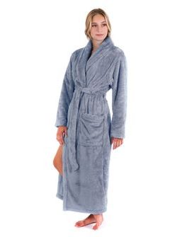 Dámský župan se šálovým límcem LILLY denim