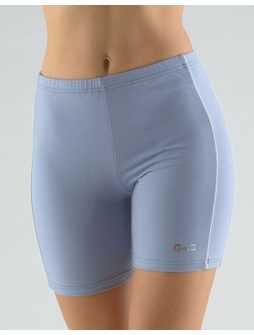 Dámské šortky krátké, dívčí, šité, klasické 93000P - ocelová bílá