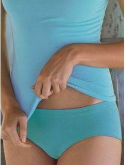 Bavlněné bezešvé bokové kalhotky CHANGE Seamless Bermuda