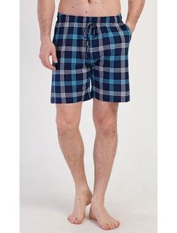Pánské pyžamové šortky Patrik - tyrkysová