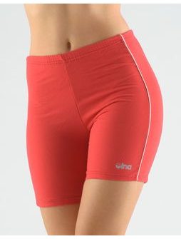 Dámské šortky krátké, dívčí, šité, klasické 93000P - třešňová bílá