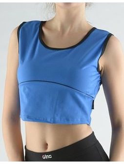 Dámský top tílko, širší ramínka, šité 97020P - atlantic černá