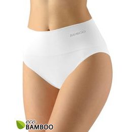 GINA dámské kalhotky klasické se širokým bokem, širší bok, bezešvé, jednobarevné Eco Bamboo 00039P - šedohnědá
