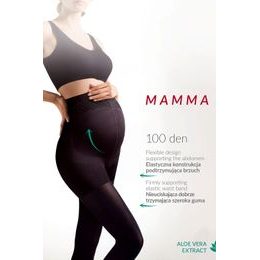 Těhotenské kotníkové legíny 173 Mamma 100 den nero