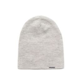 Jednoduchá čepice beanie béžová